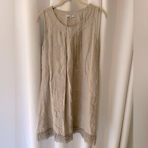 Rosemarine Linen Tunic Dress Size S